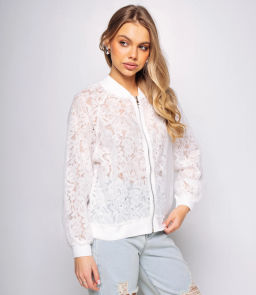 Бомбер #КТ001 (14), белый - Dommod фото 2