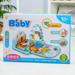 Развивающий коврик Жирафик, с пианино, розовый - Simaland фото 8