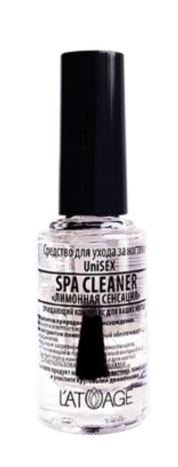 Latuage Средство для ногтей SPA CLEANER "Лимонная сенсация"(подходит для мужчин) 8.5г