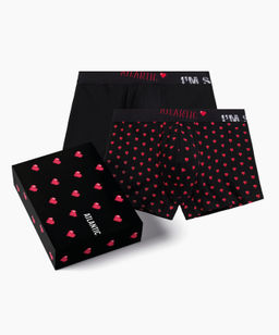 ATLANTIC 2GMH-028 Трусы шорты So Happy - набор 2 шт. черный