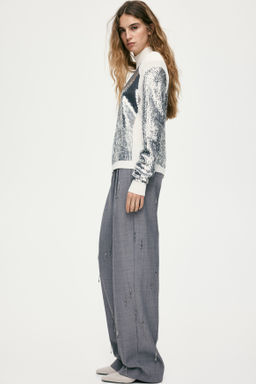 Top de lentejuelas con hombreras - H&m фото 4