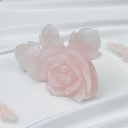 Цветок из Розового кварца