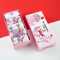 Носки женские новогодние KAFTAN С Новым Годом! размер 36-40 (23-25 см), набор 5 пар