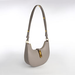 Сумка женская багет TEXTURA на молнии, 24×6×14 см, серая