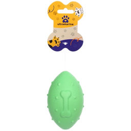 Цена за 3 шт. Игрушка - регби для собак средних, мелких и крупных пород "Сырик для Бро", лапка, цвет зеленый, 10*6*6см (лейбл)