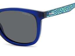 Солнцезащитные очки Polaroid Kids PLD 8060/S Синий, детские  фото 4