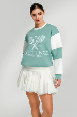 Арт. 15120 Свитшот женский 42-50 (5 шт) Цвет:полынь