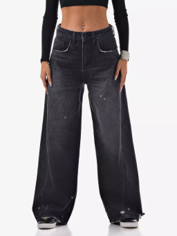 Женские джинсы широкие CRACPOT 1433-уценка