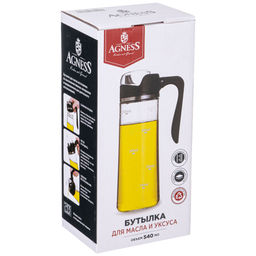 Бутылка для масла и уксуса Agness 540 мл фото 3
