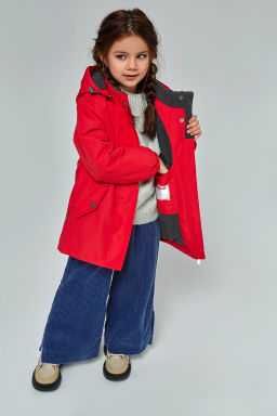 Куртка демисезонная 20632-327 кораллово-красный