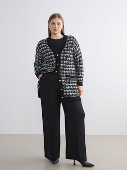 Beli Lastikli Geni? Pa?a Kad?n Pileli Pantolon