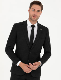 Antrasit Ex. Slim Fit Tak_m Elbise