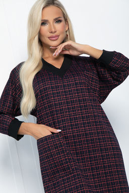 Платье Любите женщину (темно-бордовое) П11191 - Lt collection фото 8