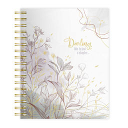 Записная книжка арт. 73402 НЕЖНОСТЬ / А5+, 164х204 мм, 96 л., твёрдый переплёт на гребне, полноцветн