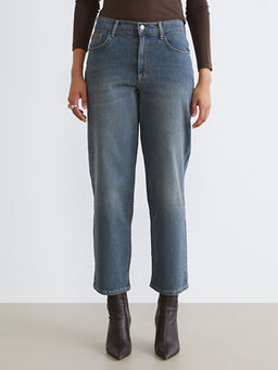 Boyfriend Fit Kad?n Jean Pantolon