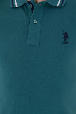 Футболка мужская U.S. Polo Assn темно-зеленая  фото 7