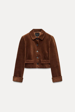 SHORT VELVET JACKET - Zara фото 2