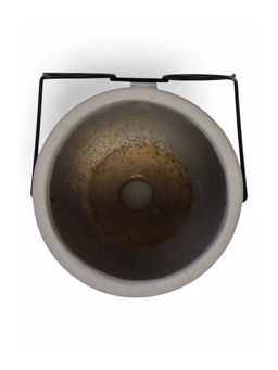 Декоративный горшок для цветов «Который выжил», 550, мл, 12×10×10 см, керамический, серый