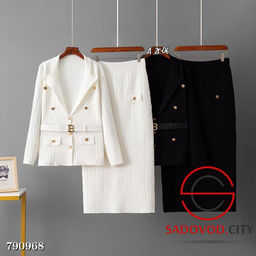 Женский деловой костюм с юбкой