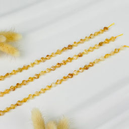 Бусины для украшений из Цитрина (38 бусин) 39 см