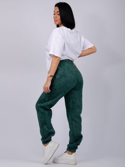 Джоггеры Мистерия 5, футер 3-х нитка начес - Малина фото 61