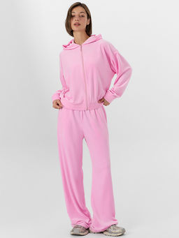 Толстовка женская велюровая розовая - Mark formelle фото 6