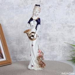 Статуэтка Дама музыкант 30 см / 141104 /уп 24/ - Галеонтрейд фото 3
