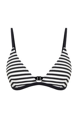 TRENDYOLMILLA Cizgili Ucgen Dokulu Bikini Ustu TBESS24BU00137  фото 5