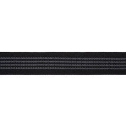 Лента эластичная 25 мм  1 мм 16с3895 (р. 9404 ) 20 м тканая черный