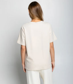 Футболка #КТ6120, светло-бежевый - Dommod фото 3