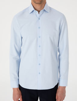 A__k Mavi Slim Fit Uzun Kollu Arm_rl_ G_mlek