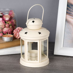 Подсвечник 15 см / L-732 / WL-732/уп 12/48/ (Голубой)