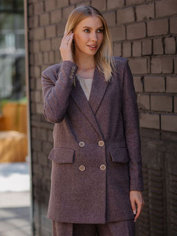 в составе ШЕРСТЬ жакет пиджак - Волтри фото 3