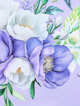 Цена за 2 шт. Пакет подарочный ламинированный Фиолетовая магия 26?12?32 см