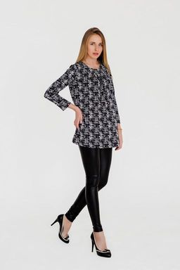 Туника женская из масла Милана синий - Амадэль фото 2