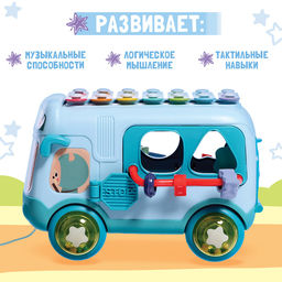 Развивающая игрушка Автобус, звук - Zabiaka фото 3