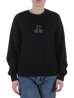 5012-1 BLACK Свитшот женский (100% хлопок)