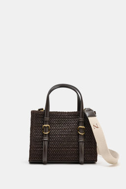 BOLSO MINI SHOPPER / Chocolate