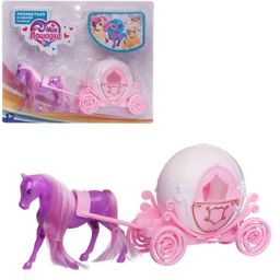 Игровой набор ABtoys Моя лошадка Карета с лошадкой  фото 4