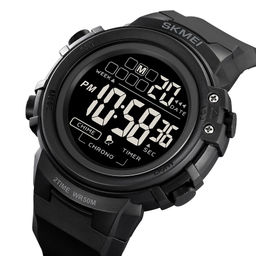 Часы наручные Skmei мужские электронные спортивные 2260black-black