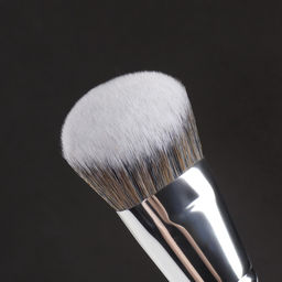 Кисть для макияжа «PREMIUM», 17 см, цвет чёрный