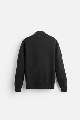 HIGH NECK QUARTER-ZIP SWEATER - Zara фото 15