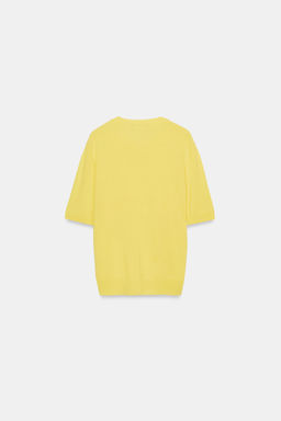 100% WOOL SHORT SLEEVE JUMPER - Zara фото 6