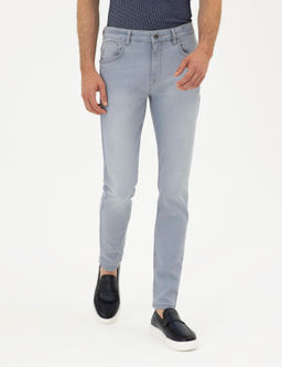A__k Gri Slim Fit Jean Pantolon