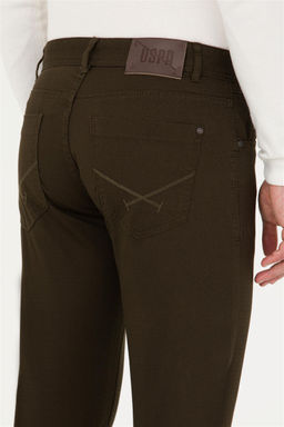 U. S. Polo Assn / Мужские брюки из плотной ткани темного цвета хаки - U.s. polo assn фото 7