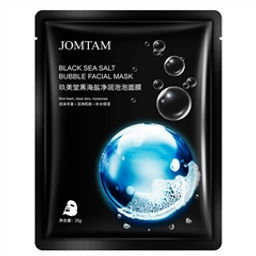 JOMTAM. Пузырьковая маска для лица с морской солью - Зеленая коробка фото 2