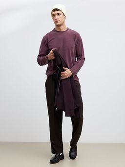 Bisiklet Yaka Erkek Sweatshirt