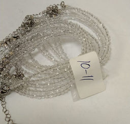 Браслет Шпинель с алмазной огранкой Горный хрусталь 3мм