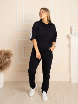 Женский Спортивный костюм ЛЕЙЛА тем-синий от Спортсоло