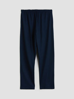 Standart Kal?p Bask?l? Erkek Pijama Alt